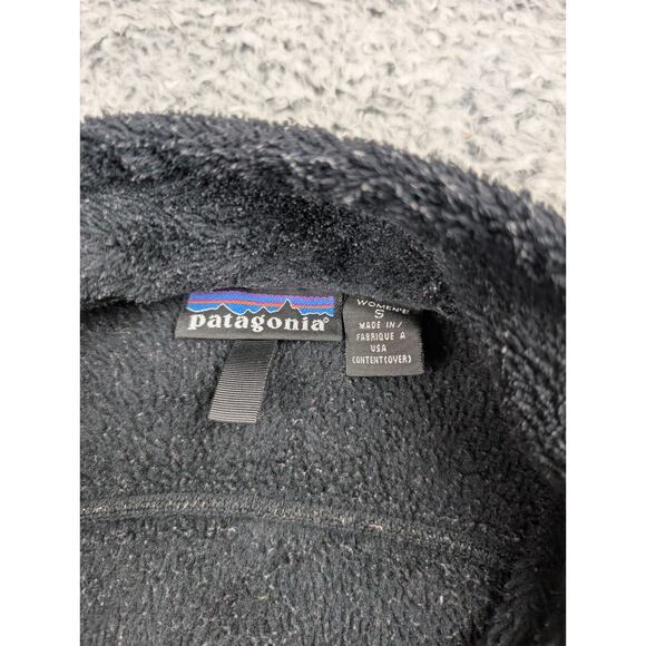 Patagonia Jacket Women Small Black Zip Up Outdoor Classiccore Gorpcore Fleece - Picture 2 of 6
